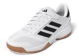 Adidas Unisex-Kids Ligra 8 Indoor Volleyball, White/Black/White, 6