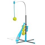 Franklin Sports Grow with Me Kids Teeball + Softball Batting Tee - Adjustable Youth Hitting Tee - Perfect for Teeball and Softball Training Blue/Grey