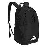 adidas Defender 5 Backpack for Sports, Gym, School and Travel, 33L, Black/White, OSFA