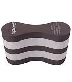 Sporti Adult Pull Buoy Swimmer Training Aid, EVA Foam - Black/Grey