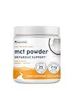 NativePath MCT Oil Powder Supplement - Unflavored MCT Powder with Keto-Friendly C8 MCTs. Free of Dairy, Gluten and GMOs, 25 Servings
