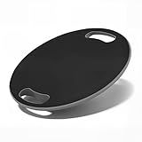 Wobble Balance Board, Core Trainer for Balance with Non-skid TPR Bump Surface, Stability Training Physical Therapy, Standing Desk & Gym Balance Stability Board for Kids and Adults, Black