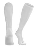 TCK Prosport Knee High Tube Socks - White, Medium