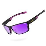 DEAFRAIN Polarized Sports Sunglasses for Men Women, Ideal for Running Fishing Driving Golf Unbreakable Frame with UV Protection