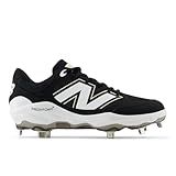 New Balance Men's Fresh Foam X 3000 V7 Baseball Shoe, Black/White, 7 M