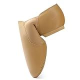 Dynadans Leather Upper Slip-on Jazz Dance Shoe for Women Men's Dance Shoes Brown 8M
