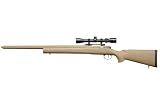 Lancer Tactical Upgraded M24 Bolt Action Spring-Powered Sniper Airsoft Rifle with Scope (Threaded, CNC Aluminum Spring, Up to 500 FPS)