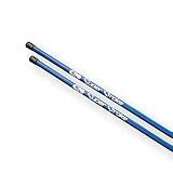 SuperStroke Golf Alignment Sticks 45" Fiberglass Rods, Full Swing Training Aid Kit, Help's with Posture Correction and Shot Accuracy, Blue (Set of 2)