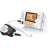 Uniden UM725GBT Marine VHF Radio, All USA, Canada, and Intl. Marine Channels, 1Watt/25Watt Transmit Power, Largest LCD Screen in Class, NOAA Weather Channels, Speaker Mic, GPS Built-in, and Bluetooth