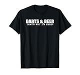 Dart Player Team League Funny Darts Beer T-Shirt