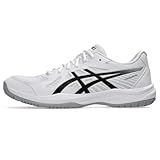 ASICS Men's Upcourt 6 Volleyball Shoes, 11.5, White/Black
