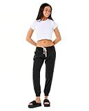 Rip Curl Misses Classic Surf, Casual Stretch Beach Pants for Women, Black, Medium