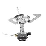 Fire-Maple Greenpeak 1 Camping Stove with Piezo Ignition Portable Gas Stove | Fast Boiling, Fuel Efficient Design, Ultralight, Built-in Piezo Igniter, Micro Windshield, EN417 Valve, Durability, 85g (3oz)