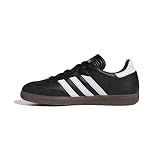 adidas Unisex-Kid's Samba Indoor, Black/None/None, 3