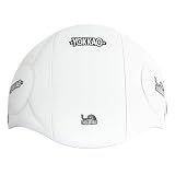 YOKKAO Belly Pad - Leather | Heavy-Duty Padding | Produced at Factory, Thailand | Muay Thai | 5 Colors (White)
