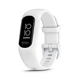 Garmin vívosmart® 5, Health & Fitness Tracker, S-M, White | Monitor Your Health, Track Your Steps and Sleep, Smart Notifications, Up to 7 Days Battery Life