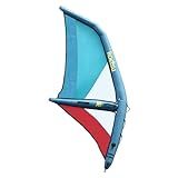 Inflatable Surfing Wing, Handheld Wing Windsurfing Sail with 360° Rotating Base and Air Pump for Wing-Shaped Board Surfing, Surfing, and Water Activities