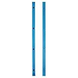 Blue Skateboard Rails Old School Plastic with Mounting Screws by Black Diamond