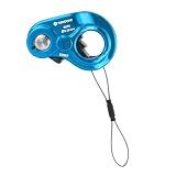 NewDoar Rope Ascender Lightweight Rope Clamp Ascender Riser Adjuster Fits 8-13mm Rope Self-Locking Grip for Rock Climbing,Protection Rescue,Rappelling,Gear Equipment(Blue,Serrated Teeth)