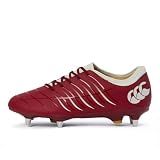 Canterbury Unisex's CCC Phoenix 2.0 Team Soft Ground Rugby Boots, Red Dahlia, 11