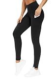THE GYM PEOPLE Women's Thick High Waist Yoga Pants Workout Leggings Black