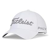 Titleist Men's Tour Performance Golf Hat, White/Gray
