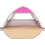 Venustas Beach Tent Sun Shelter for 3/4/6/8 Person, UPF 50+ UV Protection Beach Canopy, Lightweight and Easy Setup Cabana, Portable Shade Tent
