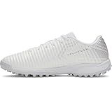 Under Armour Unisex Blur Pro Turf Lacrosse Cleats, (100) White/White/Metallic Silver, 5, US