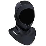 Dizokizo Diving Scuba Hood 3mm Thermal Neoprene Wetsuit Hood for Men Women Wetsuit Hat Cap for Kayaking Snorkeling Sailing Water Sports with Flow Vent (L)