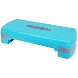 Fitvids Adjustable Workout Aerobic Stepper Step Platform Trainer, 27-Inch, Multiple Colors