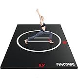 Wrestling Mat for Home Black Jiu Jitsu Wrestling Mats Durable Judo Mats for BJJ MMA Training Roll-Up Design Wrestling Mat for Grappling Martial Art Boxing Judo 10' x 6.5'