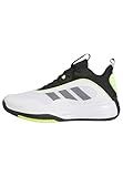 Adidas Men's Own The Game 3.0 Basketball, White/Black/Lucid Lemon, 12