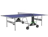 KETTLER Sport Axos Outdoor Table Tennis Table Bundle with Rackets and Balls