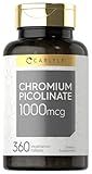 Carlyle Ultra Chromium Picolinate Supplement | 1000mcg | 360 Tablets | Vegetarian, Non-GMO, Gluten Free Formula