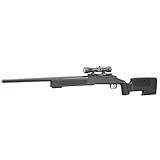BBTac Airsoft Sniper Rifle with Scope M62 - Bolt Action Powerful Spring Airsoft Gun, Extreme Powerful FPS with .20g 6mm BBS