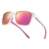 Jefoo Polarized Fishing Sunglasses for Men Women Kayaking Surfing Driving Lightweight Sports Sun Glasses UV Protection
