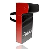 Precision Training Single Wedge Rugby Hit Shield, Durable Contact Tackle Pad, High-Density Foam, Water-Resistant PVC, Black, 61 cm