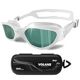 COPOZZ Swim Goggles Adult Women, Swimming Goggles for Women & Men, Anti-Fog No Leaking UV Protection for Adult