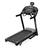 Horizon Fitness 7.0AT Treadmill, Black, Heavy Duty, LCD Display, Built-in Speakers, Heart Rate Monitor, USB Charging Port, Wheeled