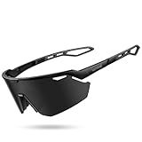 Lamicall Polarized Sports Sunglasses for Men Women, 24g Ultralight