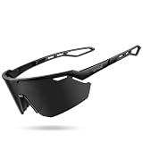 Lamicall Polarized Sports Sunglasses for Men Women, 24g Ultralight