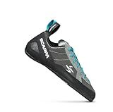 SCARPA Men's Helix Lace Rock Climbing Shoes for Trad & Sport Climbing - Shark/MidGray - EU Size: 48 - US Size: 13.5-14 Men