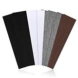 Ztomine Headbands for Women, 8pcs Stretchy Non Slip Soft Cotton Cloth Hair Bands for Sports, Workout, Yoga and Running