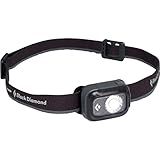 BLACK DIAMOND Sprint 225 Rechargeable Headlamp | 225 Lumens | USB Rechargeable | Lightweight, Stormproof Light for Running & Hiking | Graphite
