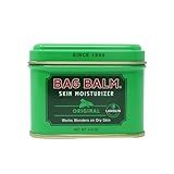 Bag Balm Vermont's Original Skin Moisturizer - Full Body Hydrating Skin Care: Dry Hands, Lips, Face, Feet & More - Unscented, Cruelty & Paraben Free - Day & Night, Men & Women (4oz Tin, Made in USA)