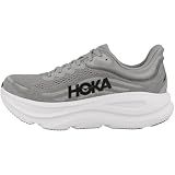 Hoka Mens Bondi 9 Galactic Grey/Stellar Grey 9 Medium