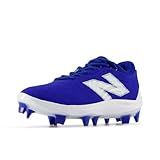 New Balance Women's FuelCell Fuse V4 Molded Softball Shoe, Team Royal/Optic White, 5.5