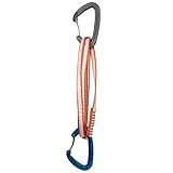Trango Phase Alpine Draw - Extendable Wiregate Alpine Quickdraw, 60cm Dyneema Sling, 22kN, Rock Climbing & Mountaineering, Single
