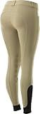 Equinavia Astrid Womens Silicone Knee Patch Breeches | Mid Rise Riding Pants with Phone Pockets - Tan/Tan - 36
