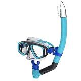 Speedo Unisex-Child Swim Snorkel Dive Mask Anti-Fog with Nose Cover Adventure Series